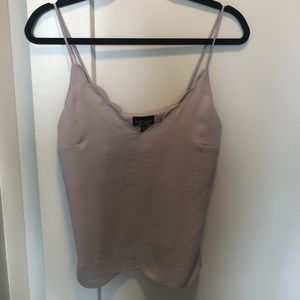 NWOT Topshop Cami Tank in Cloud Grey